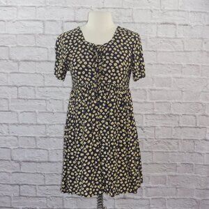 Vintage 90s Ditsy Floral Mini Dress